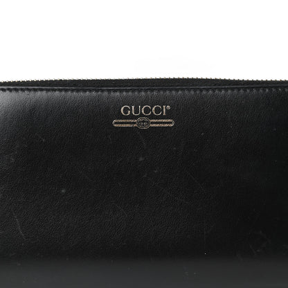 Gucci Smooth Calfskin Zip Around Wallet Black 10 of 10