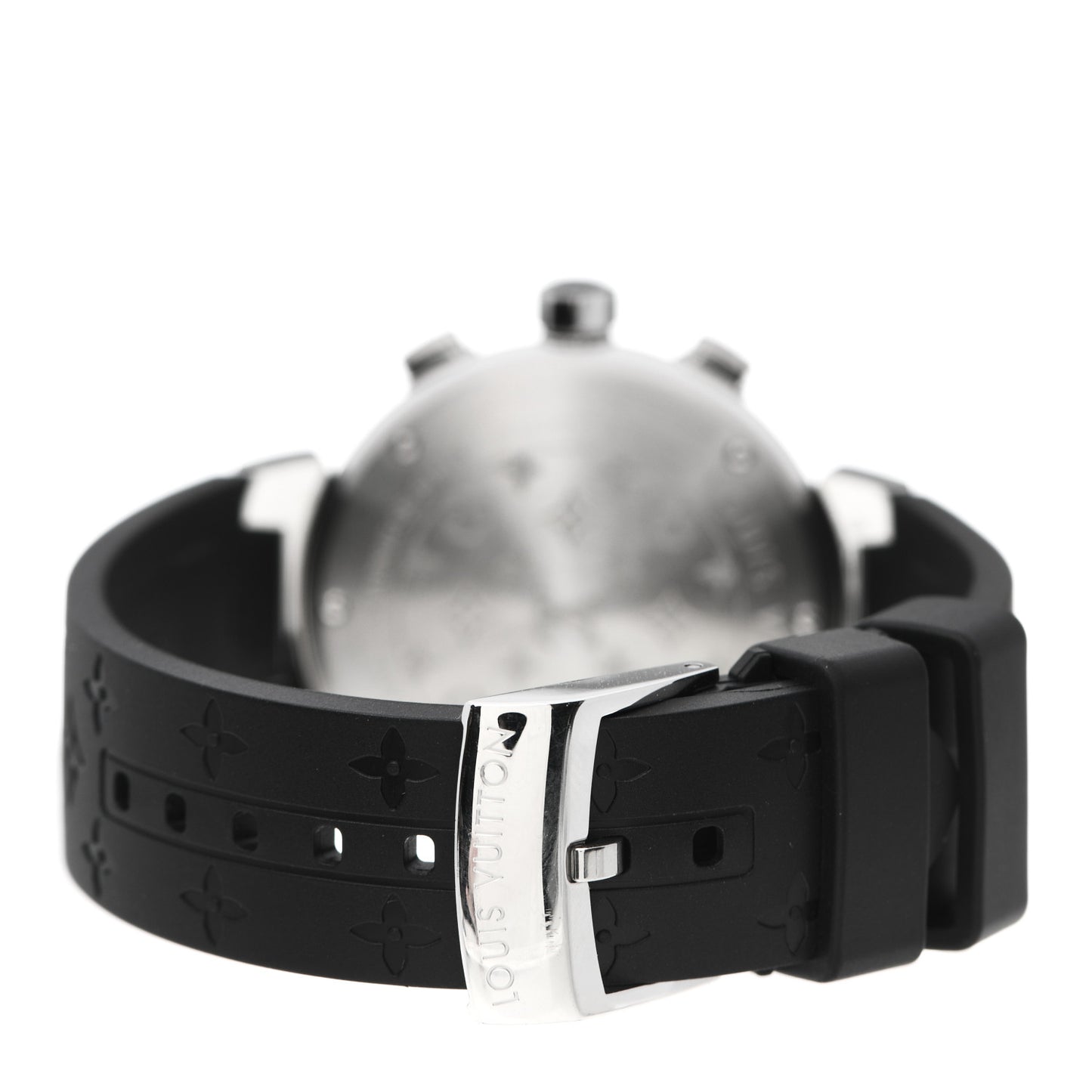 Stainless Steel Rubber 34mm Tambour Lovely Cup Quartz Watch Black