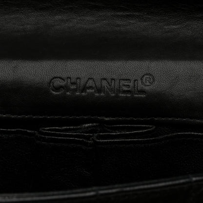 Chanel Lambskin East West Chocolate Bar Flap Black 6 of 10