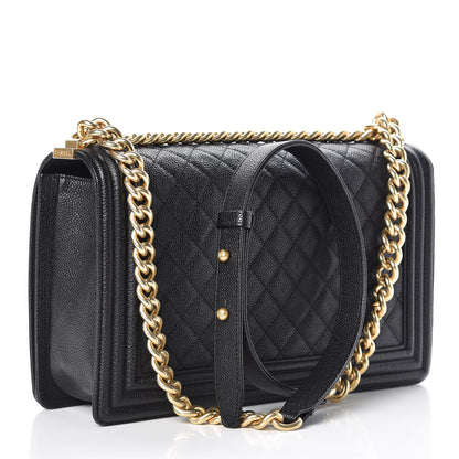 Chanel Caviar Quilted New Medium Boy Flap Black 3 of 10