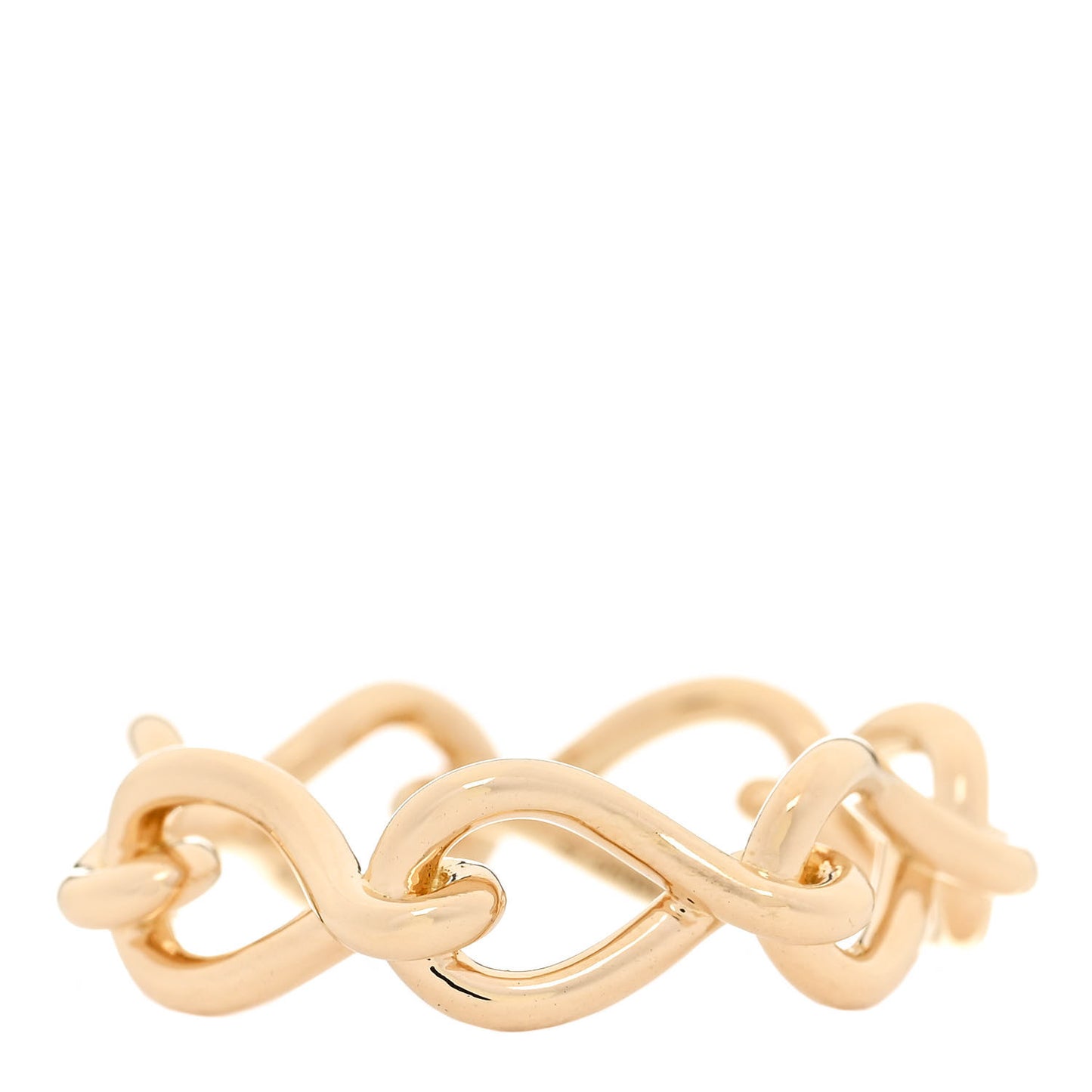 18K Yellow Gold Maillon Infini de Cartier Ring 57 8