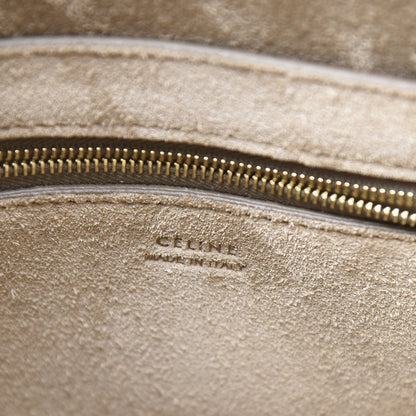Celine Goatskin Sangle Bucket Bag White 5 of 9