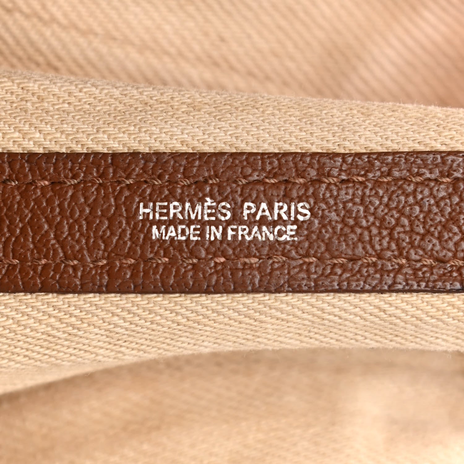 Hermes Ribbed Canvas Negonda Garden Party MM 36 6 of 13