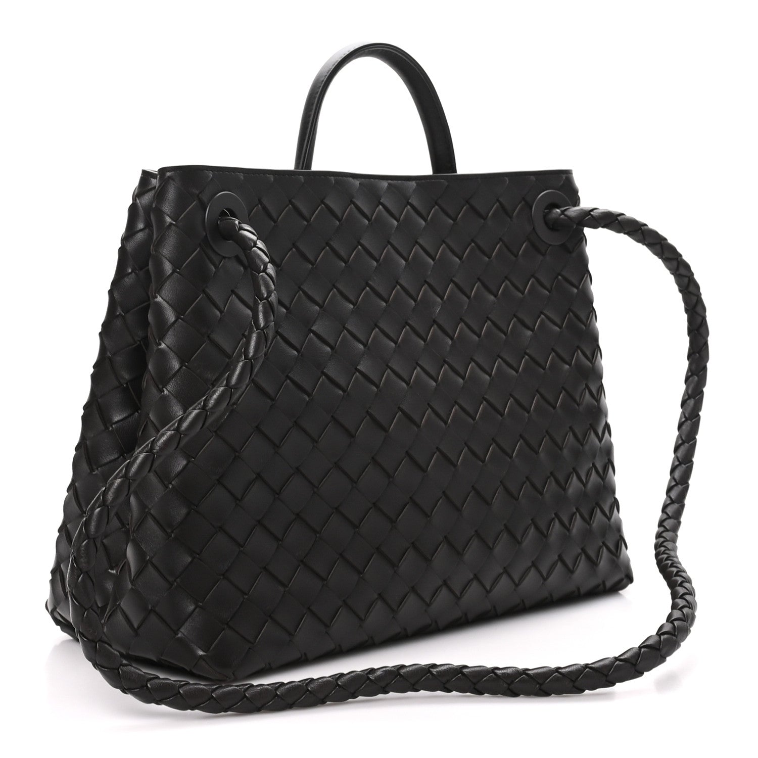 Bottega Veneta Nappa Intrecciato Medium Andiamo Shoulder Bag Fondant 3 of 9