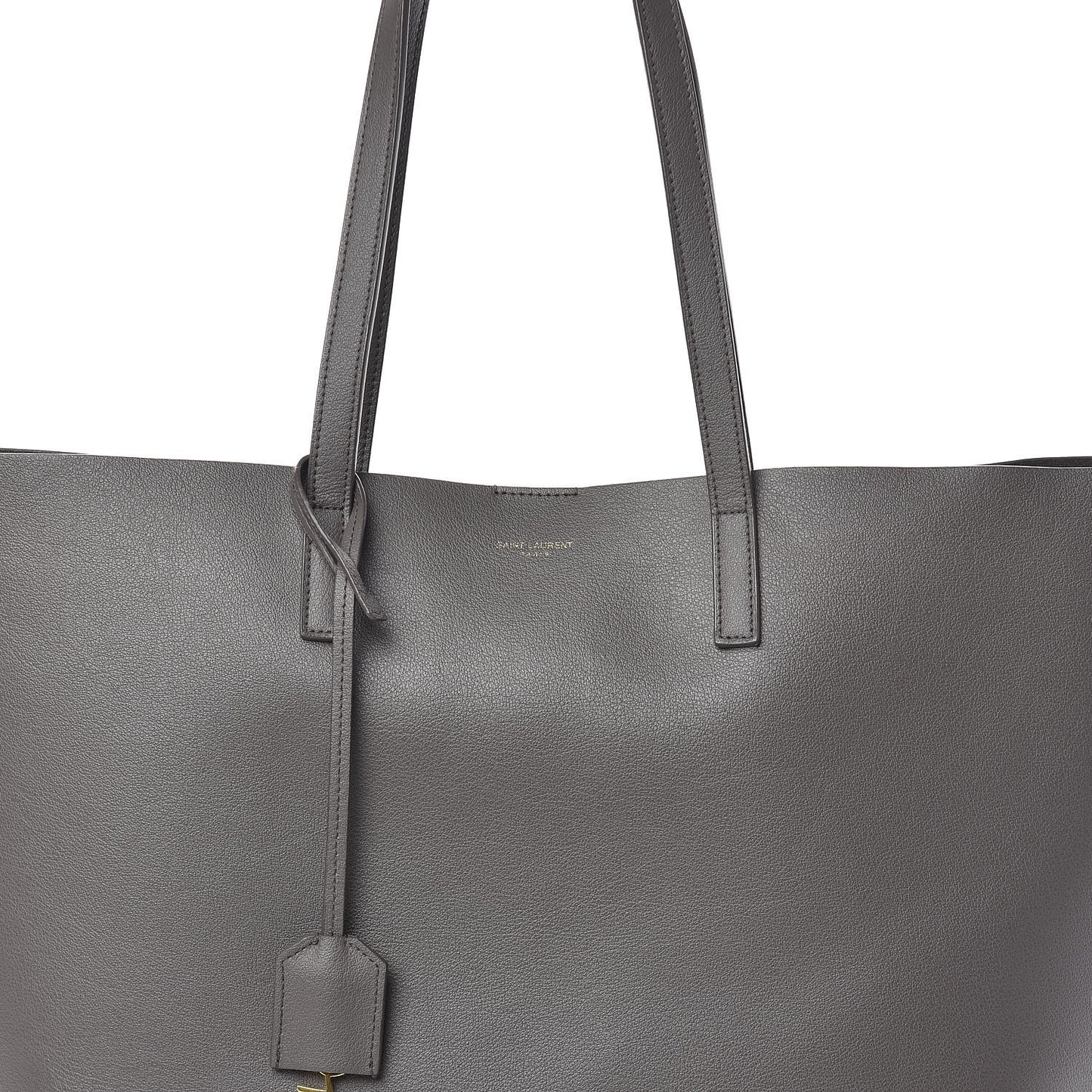 Calfskin Large Shopping Tote Earth