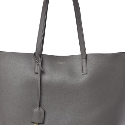 Saint Laurent Calfskin Large Shopping Tote Earth 8 of 17