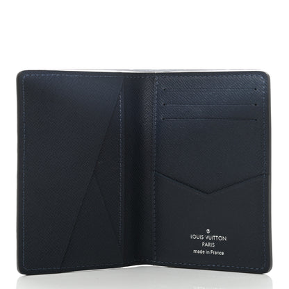 Louis Vuitton Epi Initials Pocket Organizer Blue Marine 5 of 7