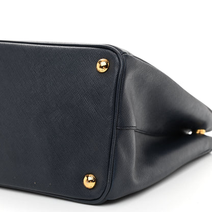 Prada Saffiano Medium Galleria Double Zip Tote Baltico 9 of 10