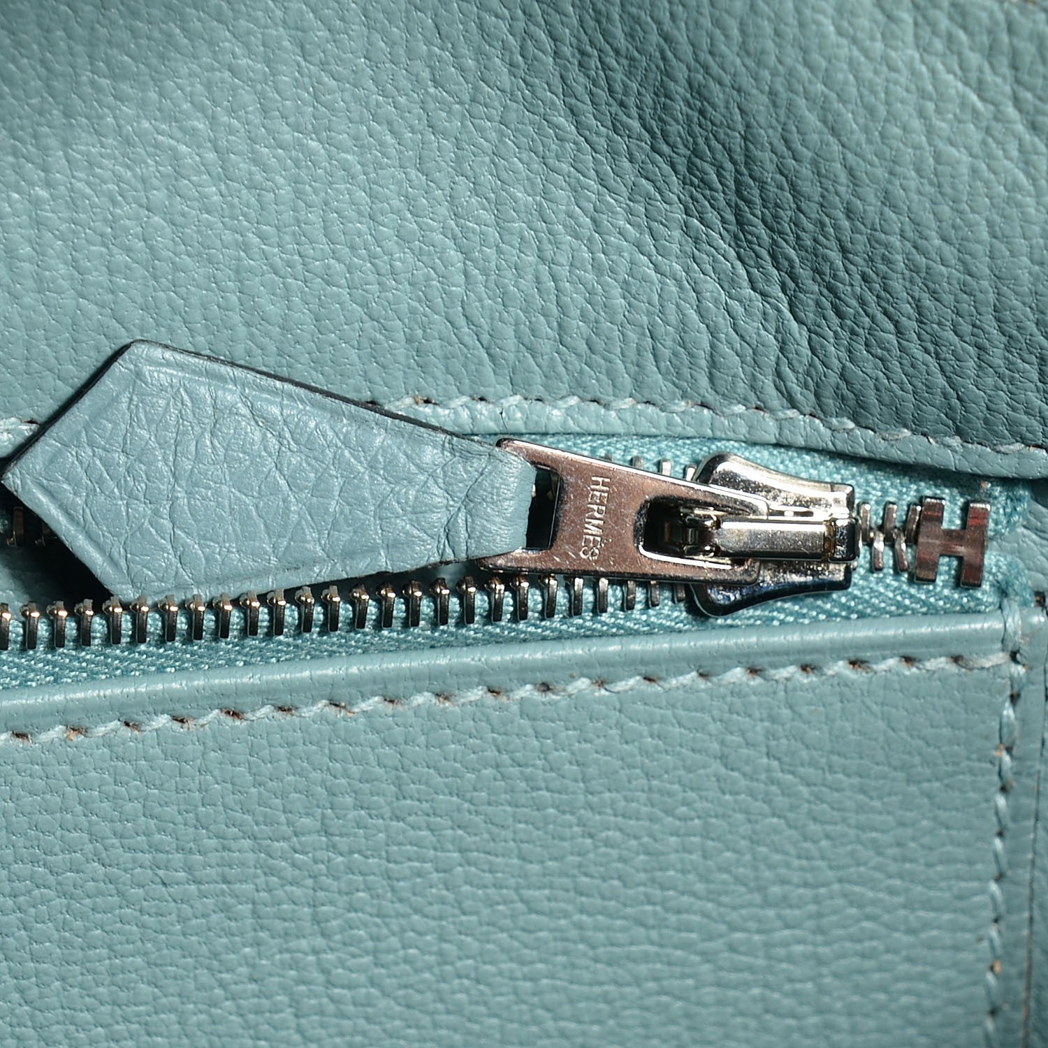 Hermes Taurillon Clemence Birkin 35 Ciel 11 of 20