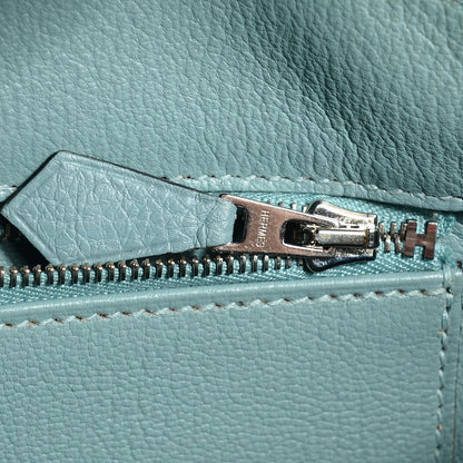 Hermes Taurillon Clemence Birkin 35 Ciel 11 of 20