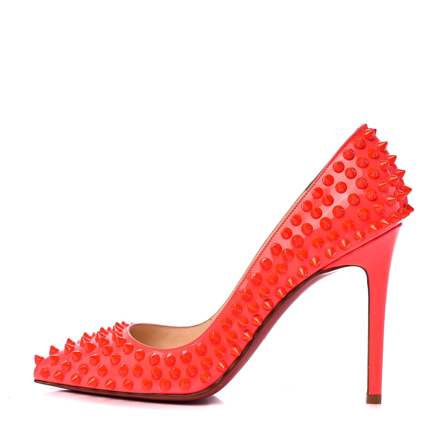 Patent Pigalle Spikes 100 Pumps 37 Rose Paris