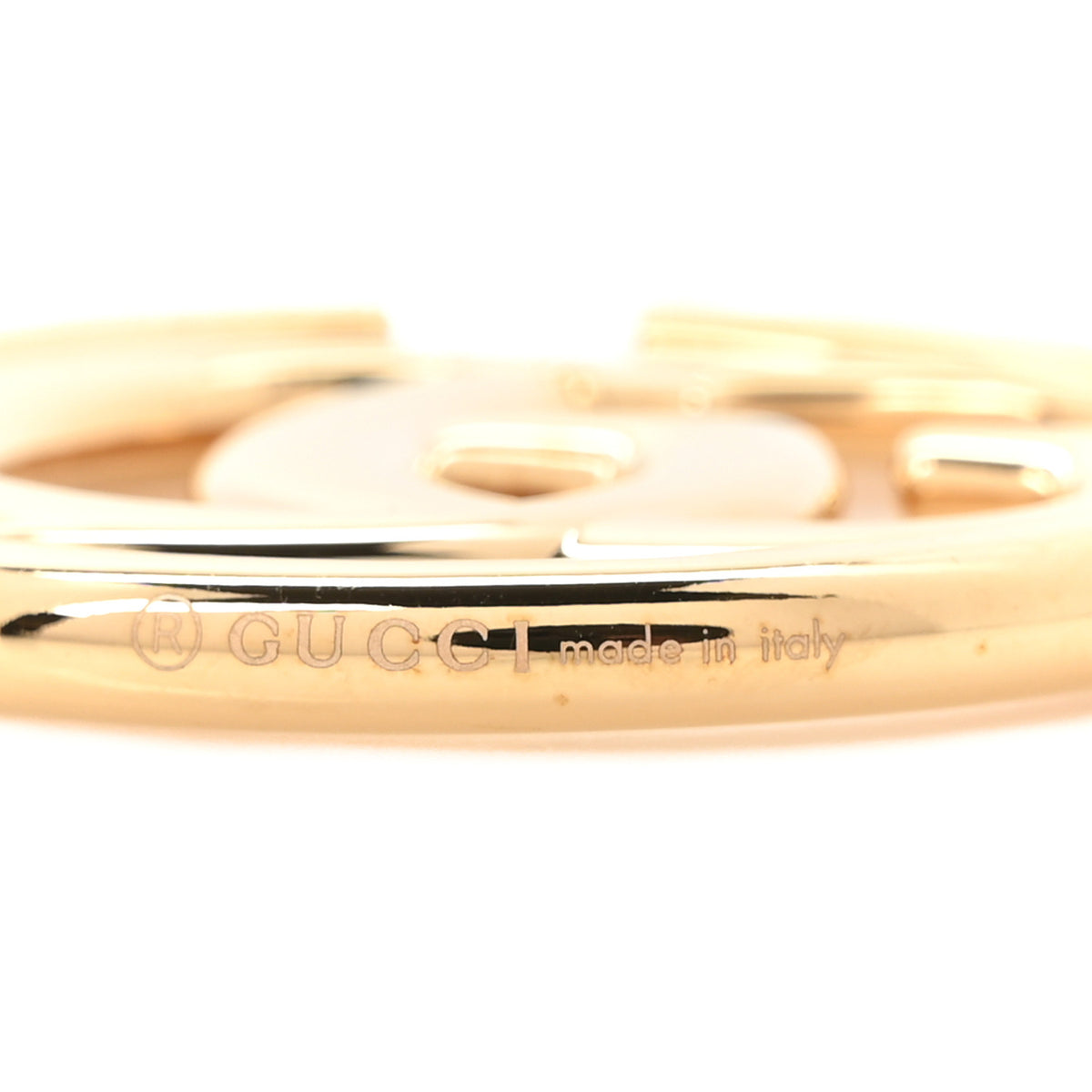 Metal GG Marmont Hoop Earrings Gold