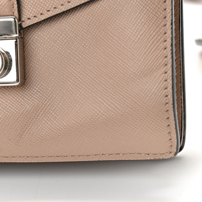 Prada Saffiano Lux Sound Shoulder Bag Cipria 15 of 15