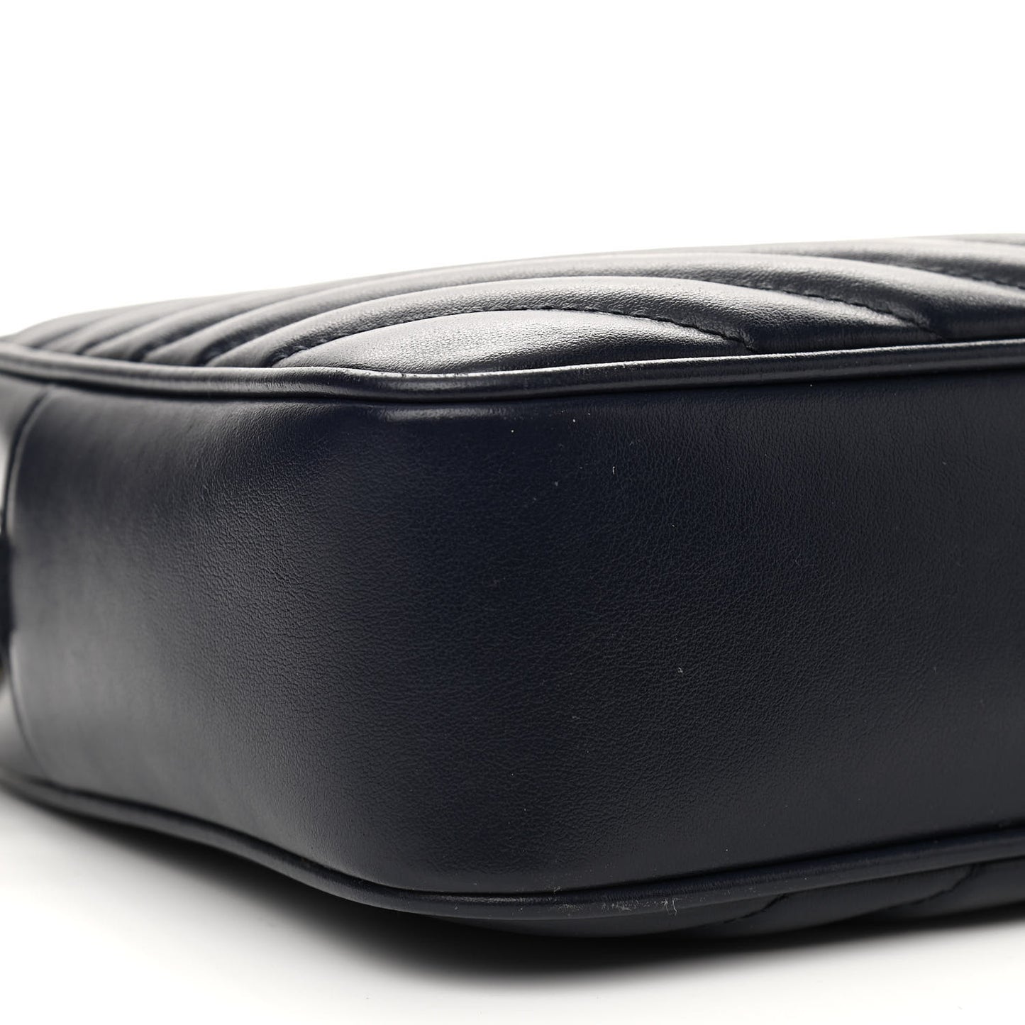 Calfskin Matelasse Monogram Lou Camera Bag Navy