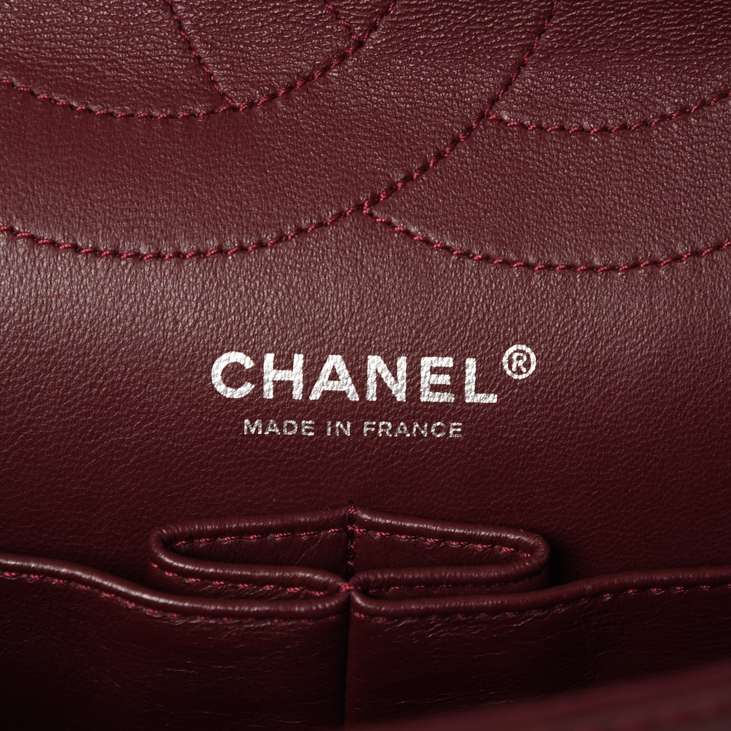 Chanel Patent Quilted 2.55 Reissue 227 Flap Light Burgundy 6 of 7