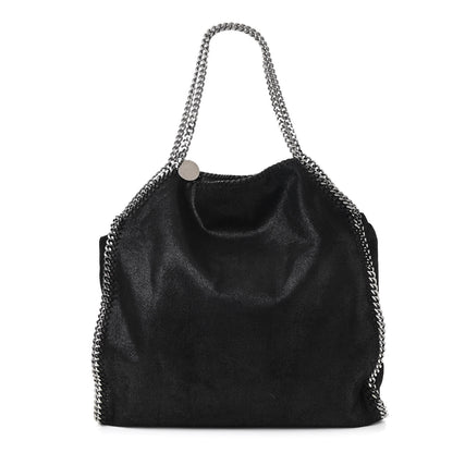 Stella McCartney Shaggy Deer Big Falabella Tote Black 3 of 11