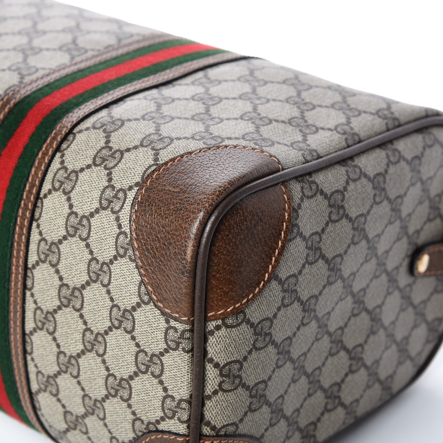 GG Plus Monogram Web Boston Brown