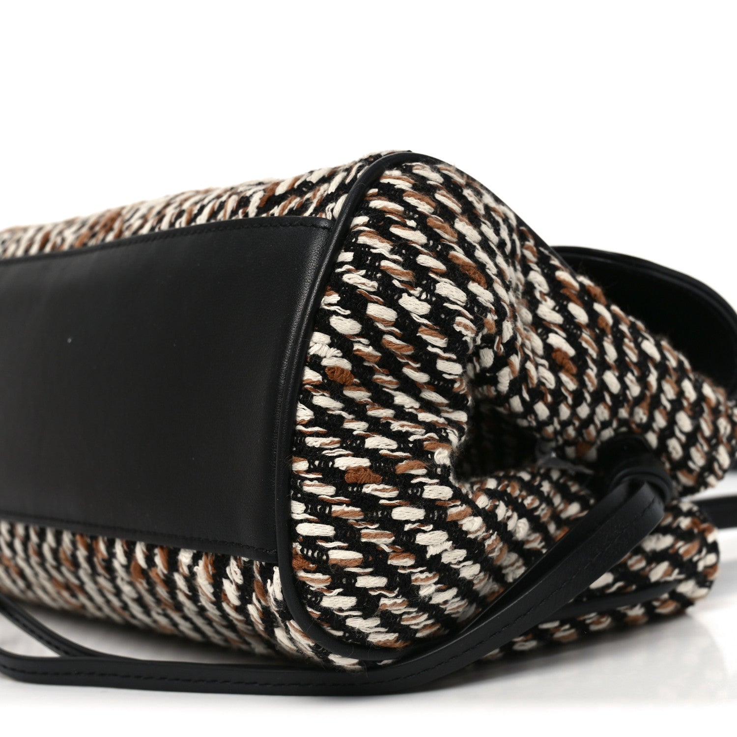 Chanel Tweed Calfskin Urban Essentials Small Shopping Bag Black Multicolor 9 of 10