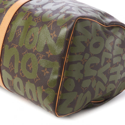 Louis Vuitton Graffiti Keepall 50 Kaki 5 of 9