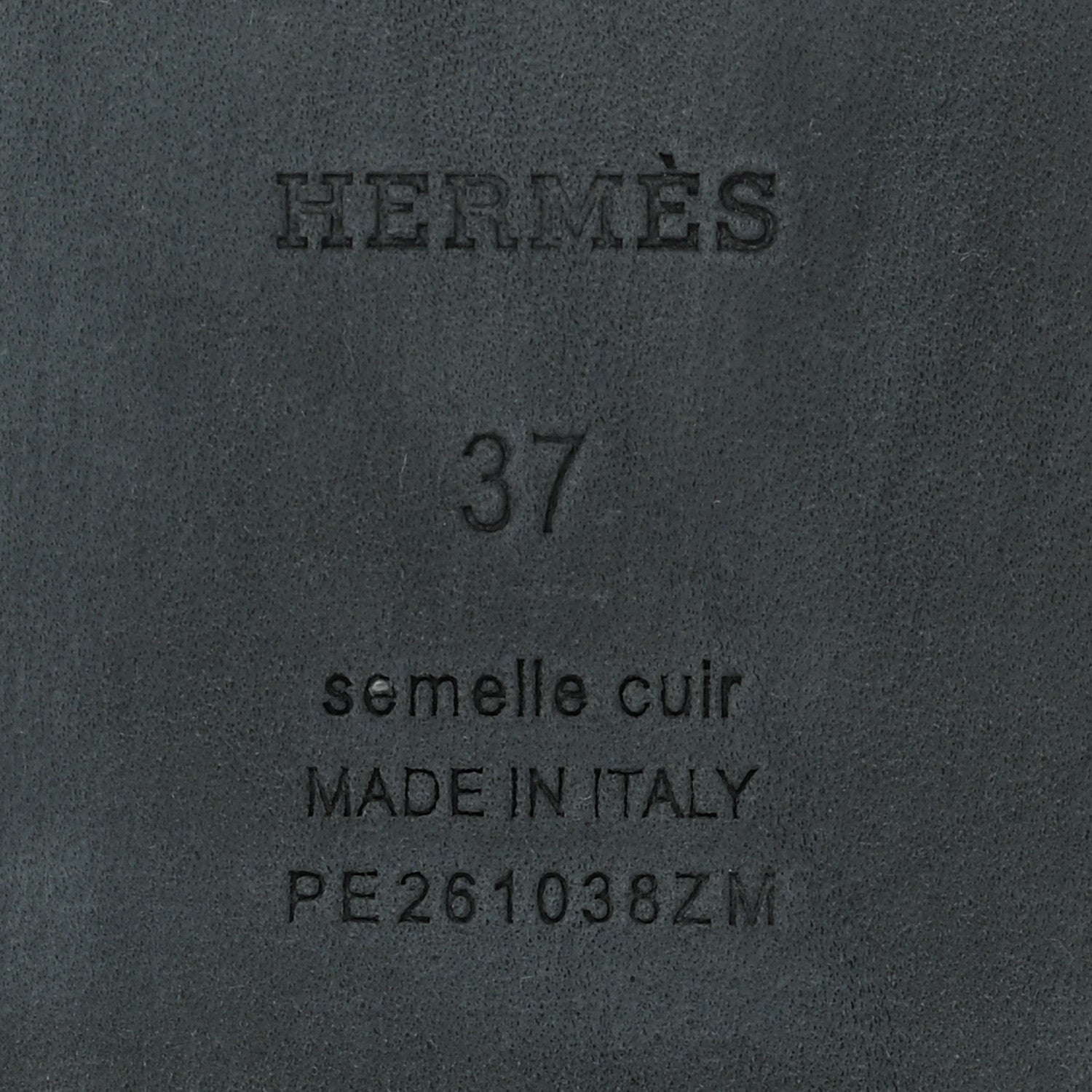 Hermes Calfskin Miss Sandals 37 Black 8 of 9