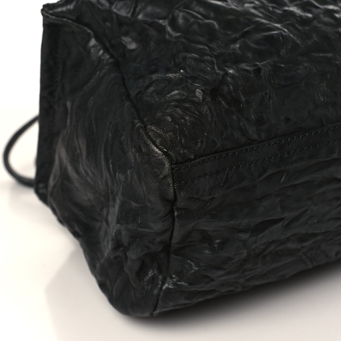 Tumbled Sheepskin Small Pandora Black