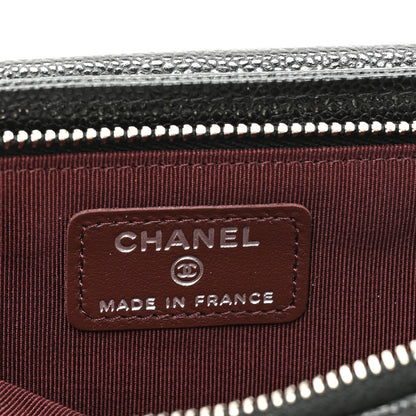 Chanel Caviar Quilted Zip Phone Case Black 8 of 11