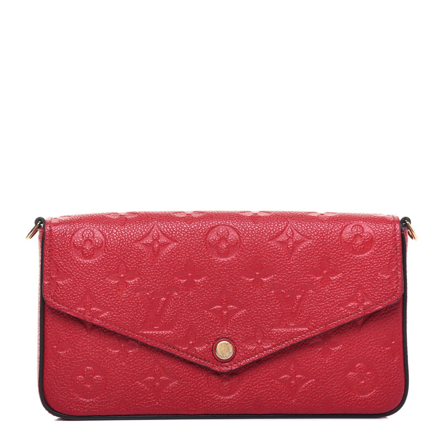 Empreinte Pochette Felicie Chain Wallet Scarlet