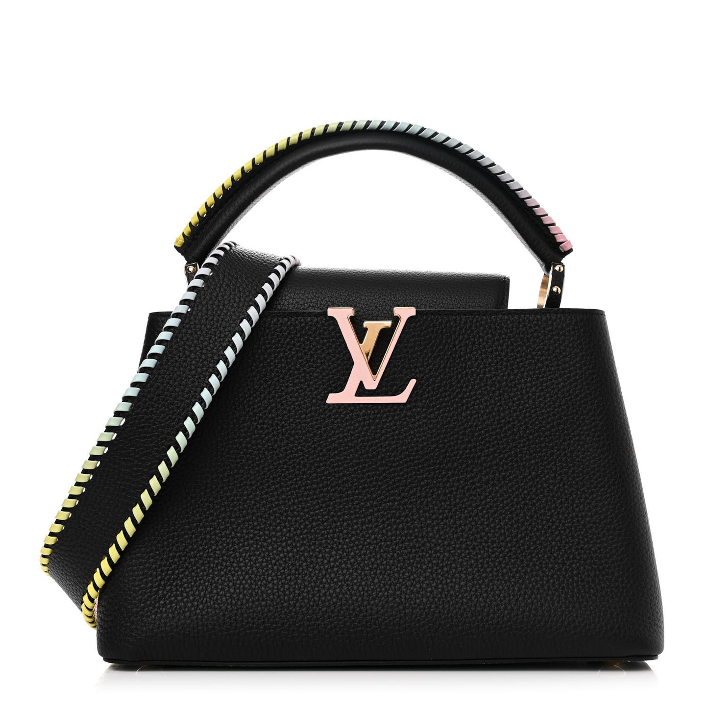 Taurillon Capucines PM Rainbow Black