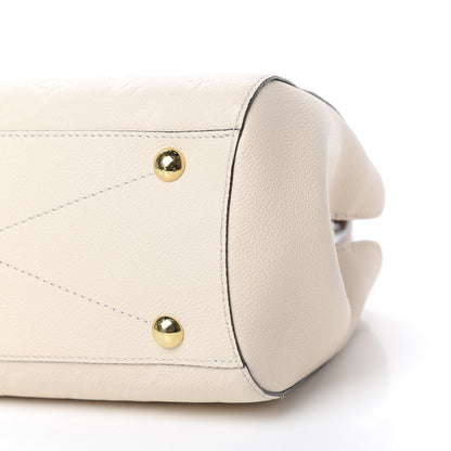Louis Vuitton Empreinte Braided Montaigne MM Creme Beige Caramel 9 of 9