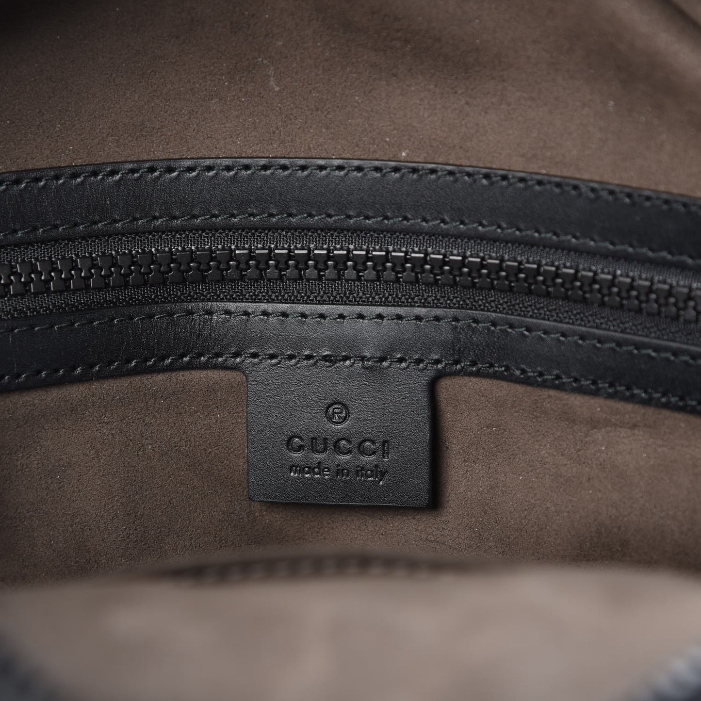 GG Supreme Monogram Small Eden Day Backpack Black