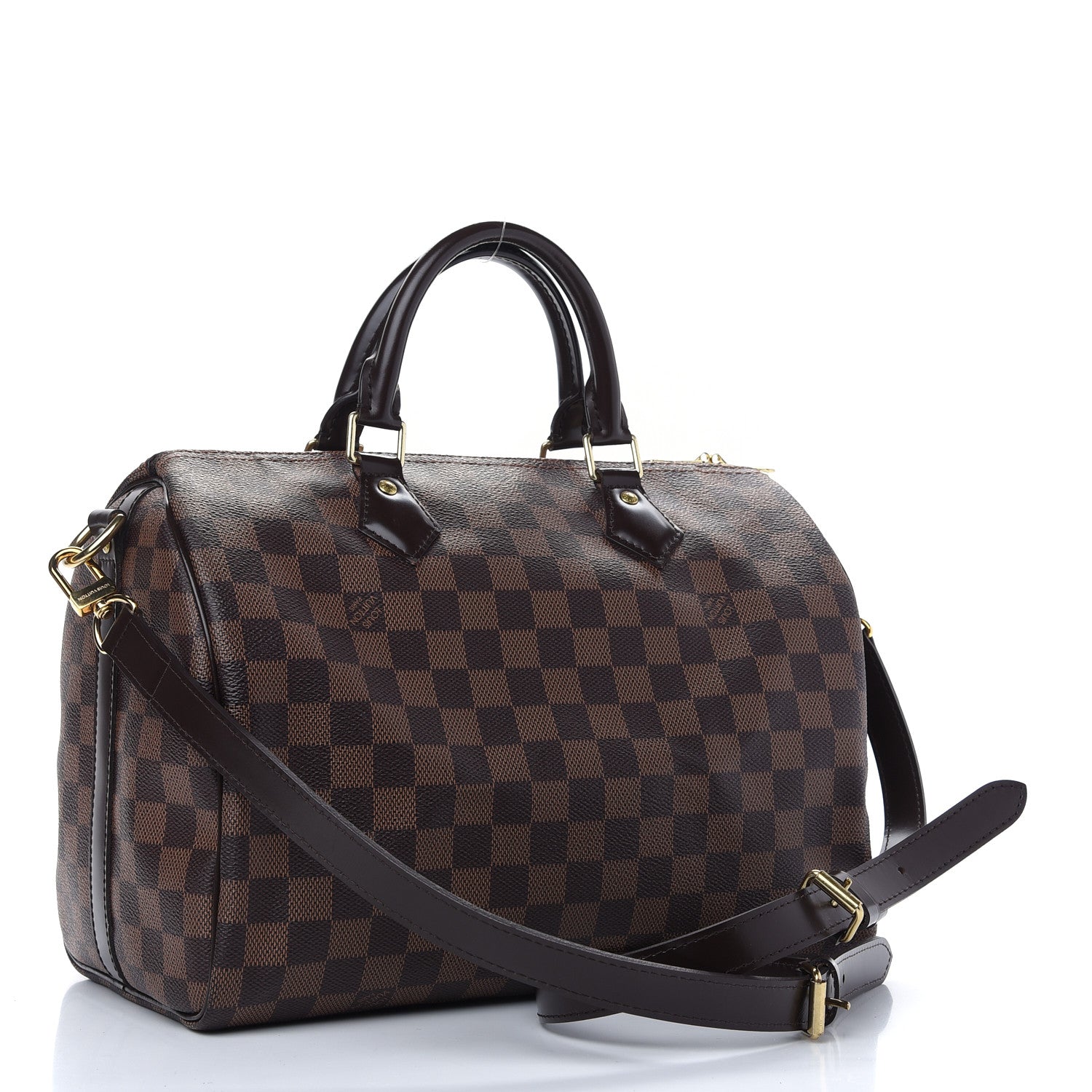 Louis Vuitton Damier Ebene Speedy Bandouliere 30 3 of 10