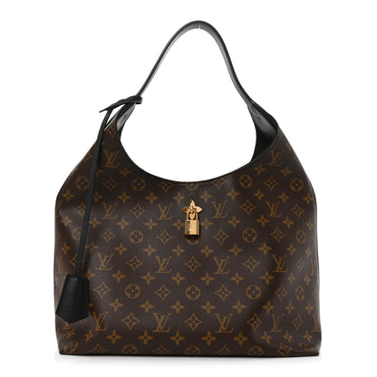 Louis Vuitton Monogram Flower Hobo Black 1 of 9