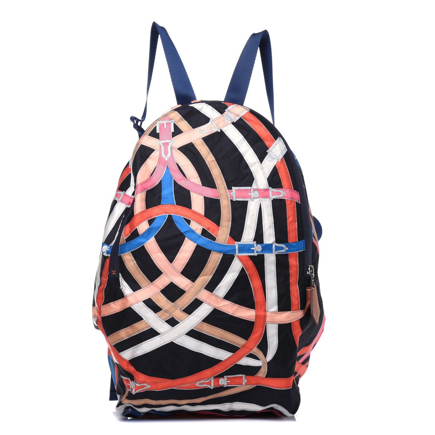 Silk Barenia Cavalcadour Airsilk Backpack Black Bleu Marine Fauve