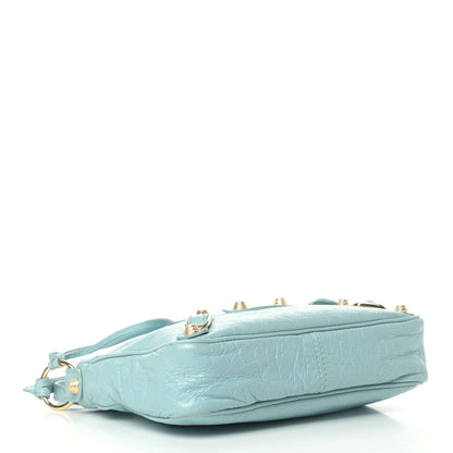 Balenciaga Agneau Giant 12 Gold Hardware Hip Bleu Dragee 3 of 5