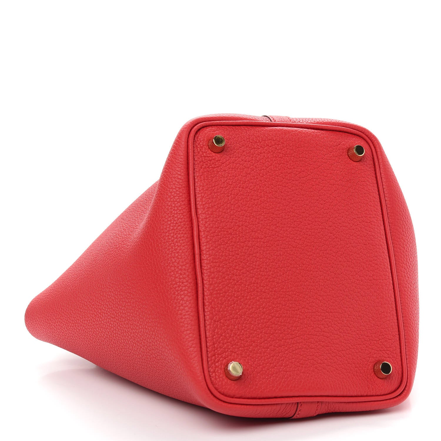 Hermes Taurillon Clemence Picotin Lock 18 PM Rouge De Coeur 4 of 9