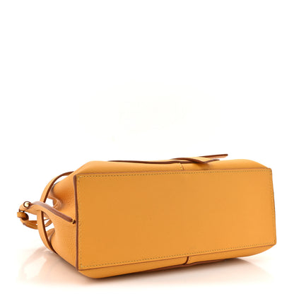 Loewe Calfskin Mini Gate Tote Mustard Yellow 4 of 15