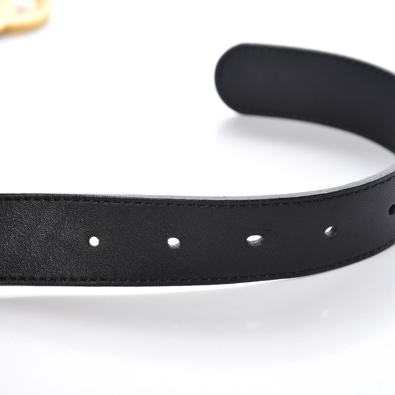 Gucci Calfskin Double G 30mm Belt 100 40 Black 6 of 8