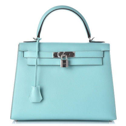 Hermes Epsom Kelly Sellier 28 Bleu Atoll 1 of 30