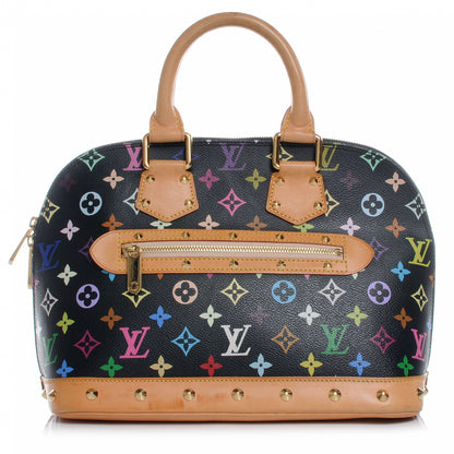 Louis Vuitton Monogram Multicolor Alma Black 1 of 8