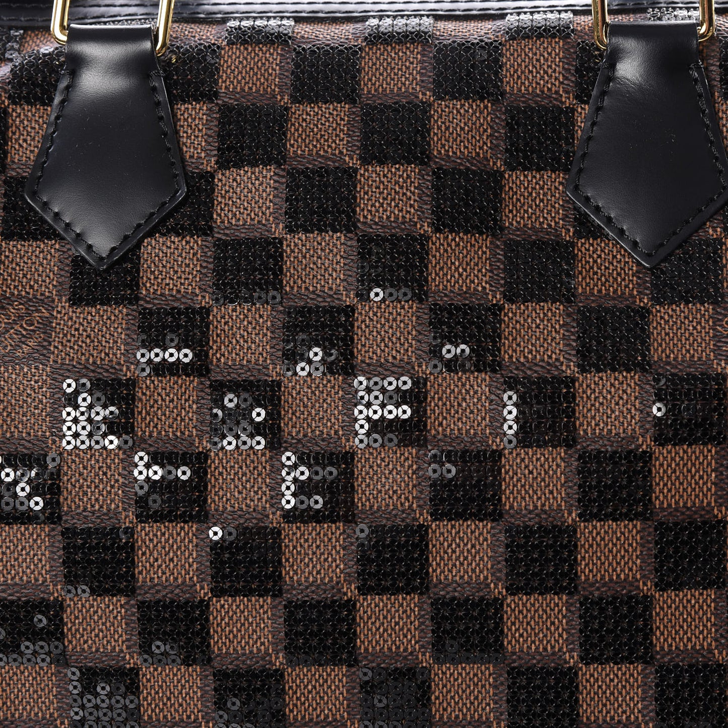 Damier Paillettes Speedy 30 Black
