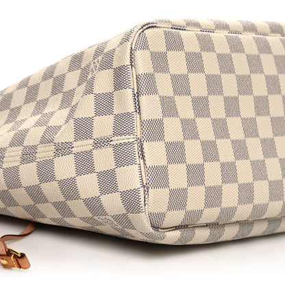 Louis Vuitton Damier Azur Neo Neverfull MM Rose Ballerine 9 of 14