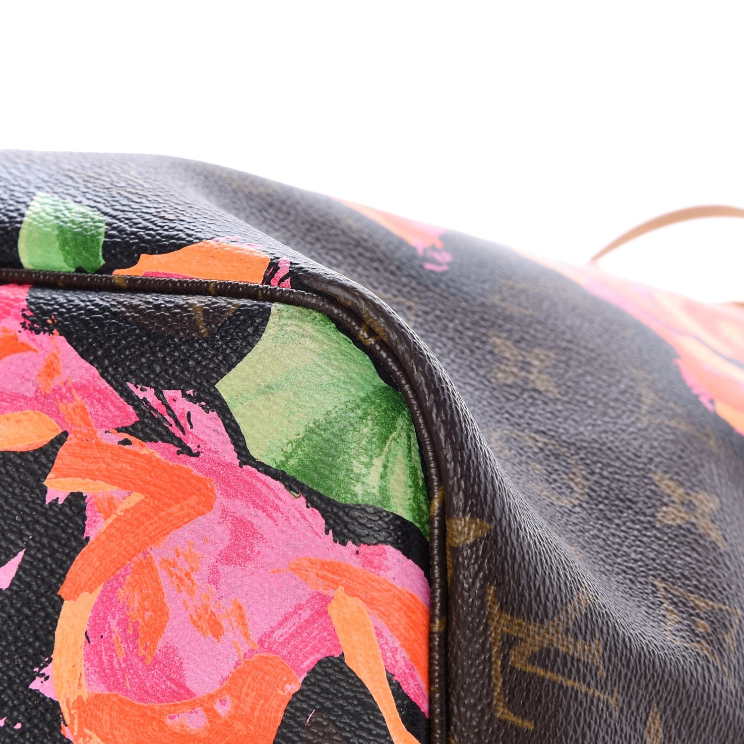 Louis Vuitton Monogram Roses Neverfull MM 10 of 12