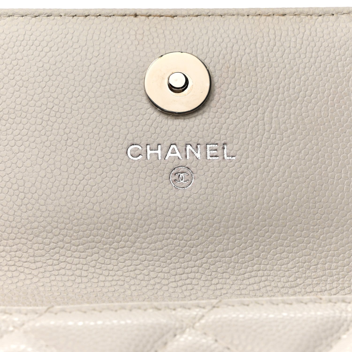 Chanel Caviar Quilted My Everything Belt Flap Card Holder White 6 of 12