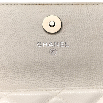 Chanel Caviar Quilted My Everything Belt Flap Card Holder White 6 of 12