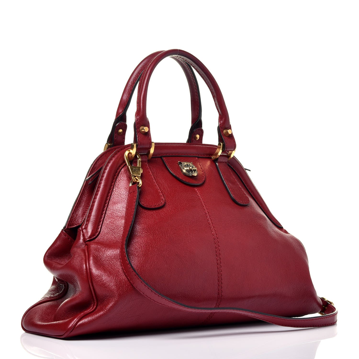 Gucci Piuma Lux Energy Medium Re(Belle) Top Handle Bag Romantic Cerise 4 of 10
