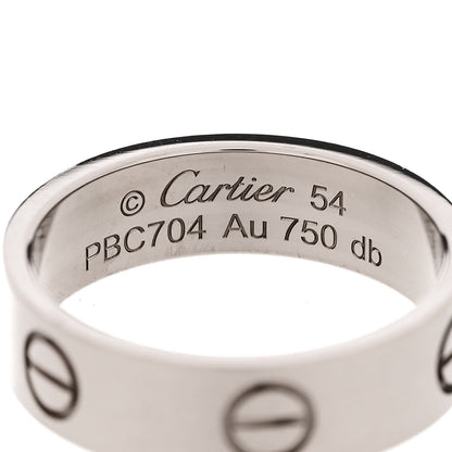 Cartier 18K White Gold 5.5mm LOVE Ring 54 7 4 of 4