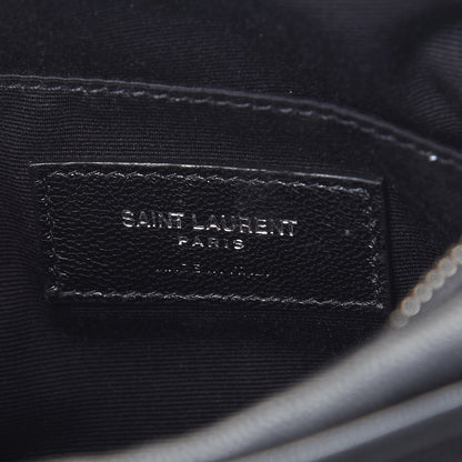 Saint Laurent Lambskin Monogram Lou Belt Bag Black 8 of 9