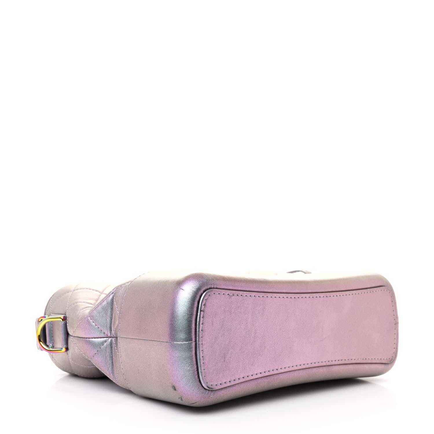 Chanel Iridescent Lambskin Calfskin Quilted Medium Gabrielle Hobo Light Purple 4 of 10
