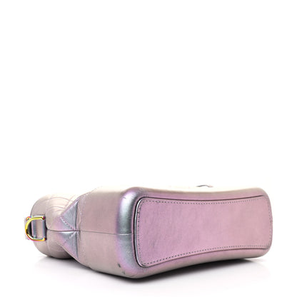 Chanel Iridescent Lambskin Calfskin Quilted Medium Gabrielle Hobo Light Purple 4 of 10