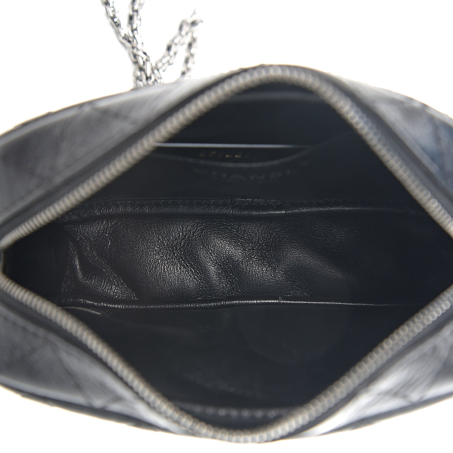 Chanel Aged Calfskin Quilted Mini Reissue Camera Case Black 4 of 9
